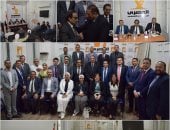 وفد تنسيقية شباب الأحزاب يلتقون الحزب المصرى الديمقراطى لبحث عدد من القضايا