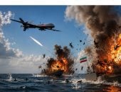 ترامب ينشر صورة بالذكاء الاصطناعي لهجوم مسيّرة أمريكية على سفن إيرانية
