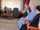 محافظ سوهاج يستقبل الأساقفة والمطارنة للتهنئة بعيد الأضحى