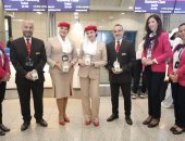 مطار القاهرة الدولي يحتفل بعيد الأضحي مع الركاب بصالات السفر والوصول