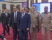 الرئيس السيسى يصل مسجد الرحمن الرحيم لأداء صلاة عيد الأضحى المبارك