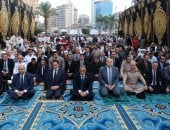محافظ الجيزة يؤدى صلاة عيد الأضحى بساحة مسجد مصطفى محمود