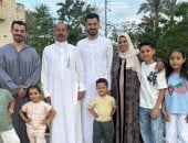بجلابية بيضاء.. محمود الونش مدافع الزمالك يحتفل بعيد الأضحى مع العائلة «صور»