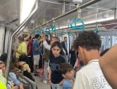 إقبال كثيف على مونوريل شرق النيل فى ثالث أيام العيد لزيارة العاصمة الجديدة