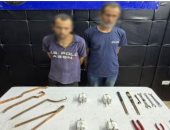 ضبط مسجلي خطر سرقوا غرف الكهرباء بمدينة نصر