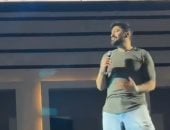 تامر حسنى يتألق فى حفل ليالى مصر بحضور جماهيرى ضخم.. صور