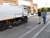 صيانة 3 مكانس آلية للنظافة بمناطق شرق مدينة أسوان