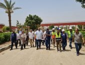 رئيس مياه سوهاج يتفقد أعمال إحلال وتجديد محطة معالجة صرف الكولة