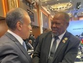 وزير الخارجية يلتقي وزير التخطيط الاقتصادى والتنمية بمملكة إسواتينى