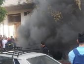 اندلاع حريق داخل جراج سيارات فى البيطاش والحماية المدنية تدفع بمعداتها