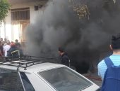 احتراق 10 سيارات فى حريق جراج سيارات بالبيطاش الإسكندرية 