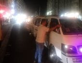 محافظ الجيزة يوجه بفض موقف عشوائى بنفق المريوطية 