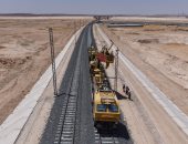 ممر السخنة الإسكندرية اللوجستى.. كيف يغير القطار الكهربائى السريع خريطة التجارة برعاية رئاسية؟.. ممر موازى لقناة السويس يخدم المجتمعات الجديدة.. يربط القاهرة بمطروح ومحطة الجيزة التبادلية نموذج هندسى فريد.. صور