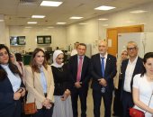 وفد جامعة باريس-ساكليه الفرنسية يتفقد وادي التكنولوجيا بجامعة الإسكندرية
