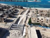 تفاصيل مشروعات الأنفاق والبوغازى لمنع ركود مياه البحيرات بمارينا العلمين.. صور
