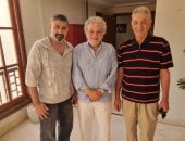 محمود حميدة وياسر جلال يزوران محيى إسماعيل وأشرف فايق يشكرهما