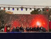 شيرين أحمد تغنى النشيدين الوطنيين لمصر وأمريكا.. فيديو