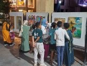 محافظ أسوان يفتتح مبادرة شارع الفن بميدان المحطة.. فيديو