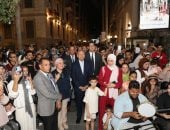 ​محافظ القاهرة يتفقد فعاليات شارع الفن بوسط البلد بعد استئنافها.. صور