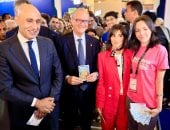 وزيرا التعليم المصرى والإيطالى يفتتحان معرضا لأحدث التجارب فى التعليم الفنى