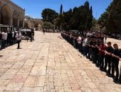 65 ألف مقدسى يؤدون صلاة الجمعة فى المسجد الأقصى المبارك