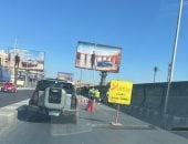 غلق جزئى لكوبرى أكتوبر فى الاتجاهين لإصلاح الفواصل.. صور 