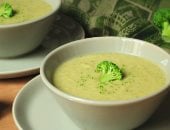طريقة عمل شوربة مشروم بالبروكلى والكريمة