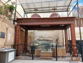 كنيسة العذراء والشهيد أبانوب الأثرية فى الغربية.. المحطة الخامسة لمسار العائلة المقدسة بسمنود.. ترميم حامل الأيقونات وكرسى المطران.. وإنشاء برجولة لحماية ماجور السيدة العذراء وبئر الماء المقدس