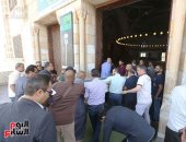 أداء صلاة الجنازة على الزميل أحمد عادل بمسجد الحصرى بأكتوبر