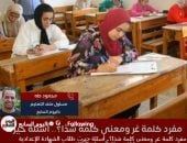 أسئلة حيرت طلاب الشهادة الإعدادية بامتحان العربي.. فيديو