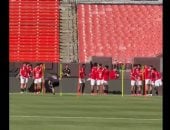 شاهد.. مران منتخب مصر الأخير قبل مواجهة البرازيل