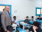 محافظ الإسكندرية يتفقد لجان امتحانات الشهادة الإعدادية..فيديو
