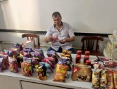 ضبط مواد غذائية مجهولة المصدر ومنتهية الصلاحية بقلين فى كفر الشيخ