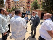 رئيس مياه القناة يتابع تنفيذ مشروع رفع كفاءة الصرف بأرض الجمعيات بالإسماعيلية