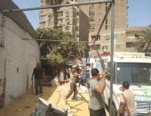 حي البساتين يشن حملات مكثفة لضبط الشوارع وإزالة الإشغالات 