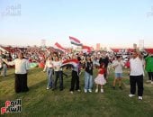 أجواء احتفالية ضخمة فى Egyptian Fan Zone بالعاصمة الجديدة تزامنا مع كأس العالم.. صور 
