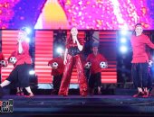 كارولينا كرم تبدأ فقرتها الغنائية فى Egyptian Fan Zone بالعاصمة الجديدة.. صور 