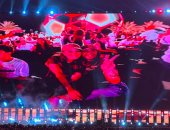 ريهام عبد الغفور ودينا الشربينى وصبا مبارك يحضرون فى Egyptian Fan Zone بالعاصمة الجديدة