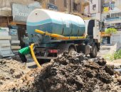 مياه القناة تنهي أزمة تجمعات المياه بعمارات أمانكو بالقنطرة غرب بالإسماعيلية 