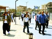 رئيس الوزراء خلال تفقده قصر الملك فاروق بإدفينا:القصر ده لازم يعاد استغلاله تانى.. صور 