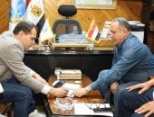 رئيس مياه الغربية يستقبل معاون وزيرة الإسكان لبحث سبل دفع المشروعات الجارية