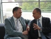 وزير الخارجية يبحث مع نظيره البلجيكى مستجدات الملف الايراني وقضية فلسطين 