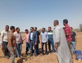 نائب محافظ السويس يوقف التعدي على 90 فدانًا من أملاك الدولة بمدخل مدينة الألبان الجديدة