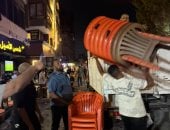رفع 350 حالة إشغال خلال حملات ليلية مكثفة بشوارع إمبابة.. صور