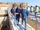 رئيس مياه الشرب بالغربية يتفقد عددا من المحطات بفرع الشركة بكفر الزيات
