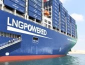 قناة السويس تشهد عبور CMA CGM NOTRE DAME إحدى أكبر سفن الحاويات فى العالم