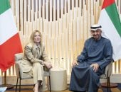 رئيس الإمارات يبحث مع رئيسة وزراء إيطاليا سبل تعزيز العمل المشترك