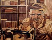 بسنت الخطيب دافنشى كفر الشيخ ترسم لوحات نطاقة وجداريات تعبر عن المشاعر.. صور