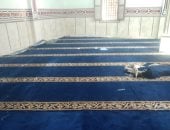 أوقاف سوهاج تفرش مسجد آل أبو عياد بجهينة ضمن خطة تطوير المساجد