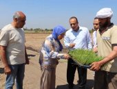 كلية الزراعة بجامعة بنها تدشن موسم الأرز بالمزرعة البحثية